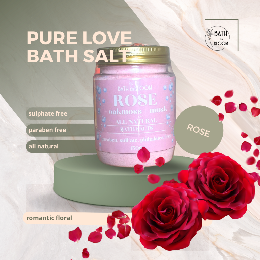 bath salt rose