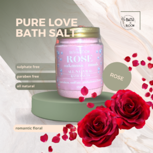 bath salt rose